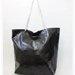 Oversized Carlos falchi fatto a mano tote